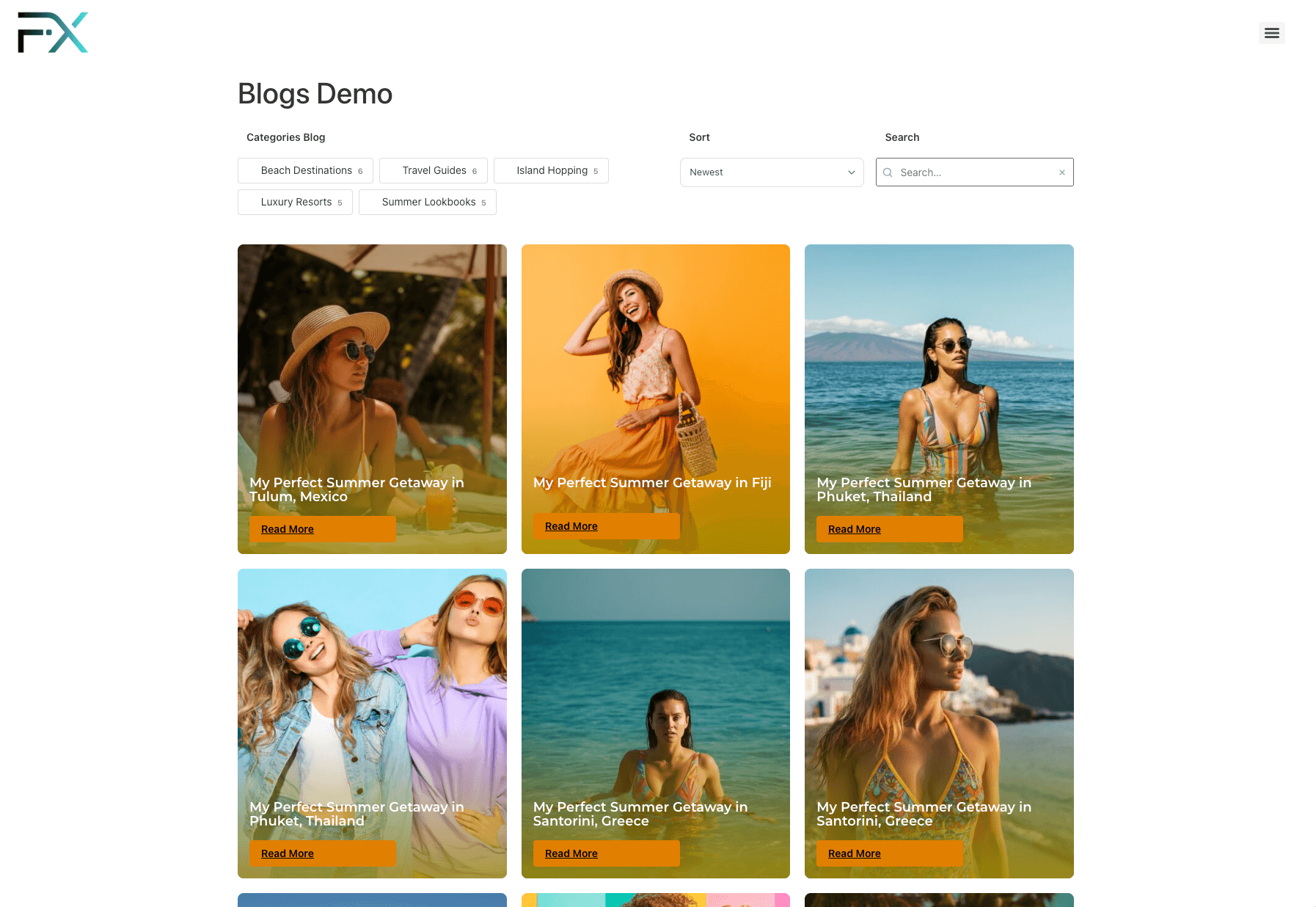 Grid Panda editorial archive demo